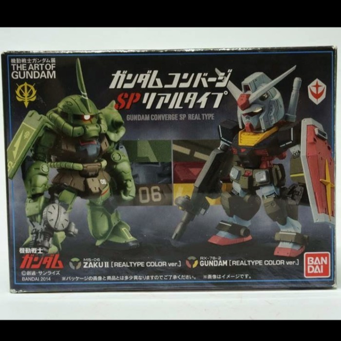 [Original] Gundam Converge Sp Rx 78-2 Vs Zaku Ii Real Type Color Terbaru