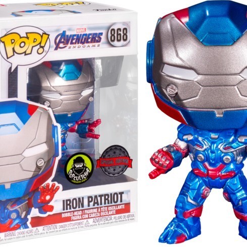 [Ori] Funko Pop Exclusive Marvel Avengers Endgame - Iron Patriot Diskon