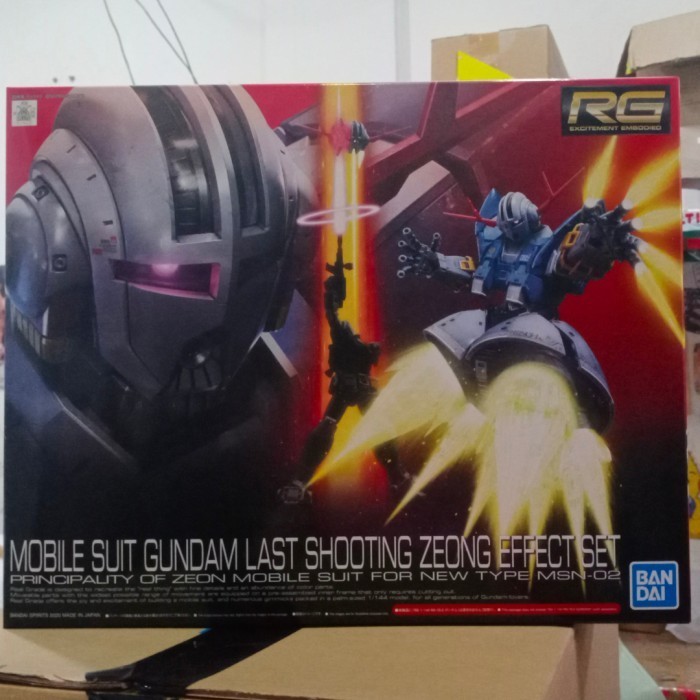 [Original] Gundam Rg Mobile Suit Gundam Last Shooting Zeong Effect Set 61027 Terbaru