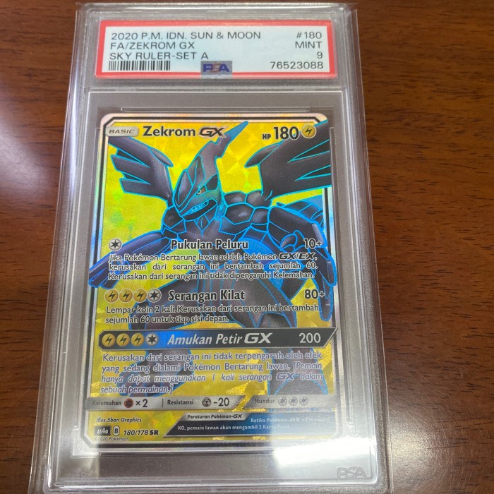 ✅Baru Kartu Pokemon Tcg Id Indonesia Sm As4A Zekrom Gx Sr Psa 9 Diskon