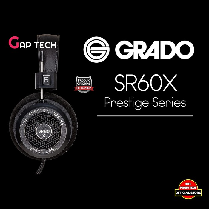 ✅Baru Grado Sr60X / Sr 60X / Sr60 X / Sr 60 X Wired Open-Back Headphones Diskon