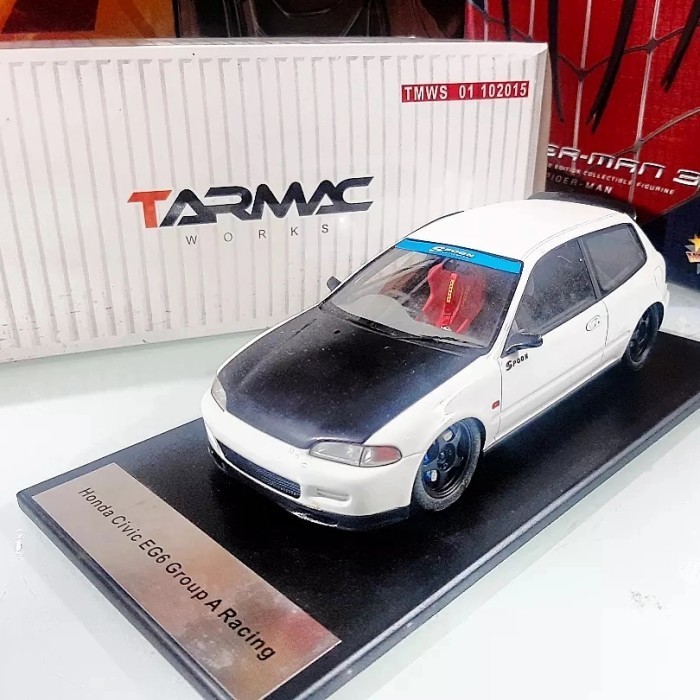 [Original] Diecast Skala 1:18 Honda Civic Estilo Eg6 Spoon By Tarmac Works Terbatas