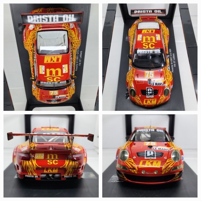 [Original] Diecast Mobil Autoart Porsche 911 997 Gt3 Rsr Fia Gt Lemans Berkualitas