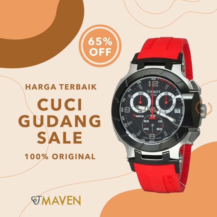 ✅New Ori Cuci Gugang Jam Tangan Tissot Ts T048.417.27.057.01 Terbatas