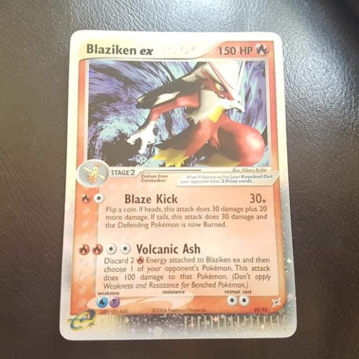 ✅Baru Kartu Pokemon - Blaziken Ex Limited