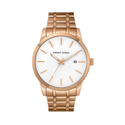 ✅New Jam Tangan Pria Cv 10636G-16 Blk Christ Verra Original Grnsi Resmi 2Th Limited