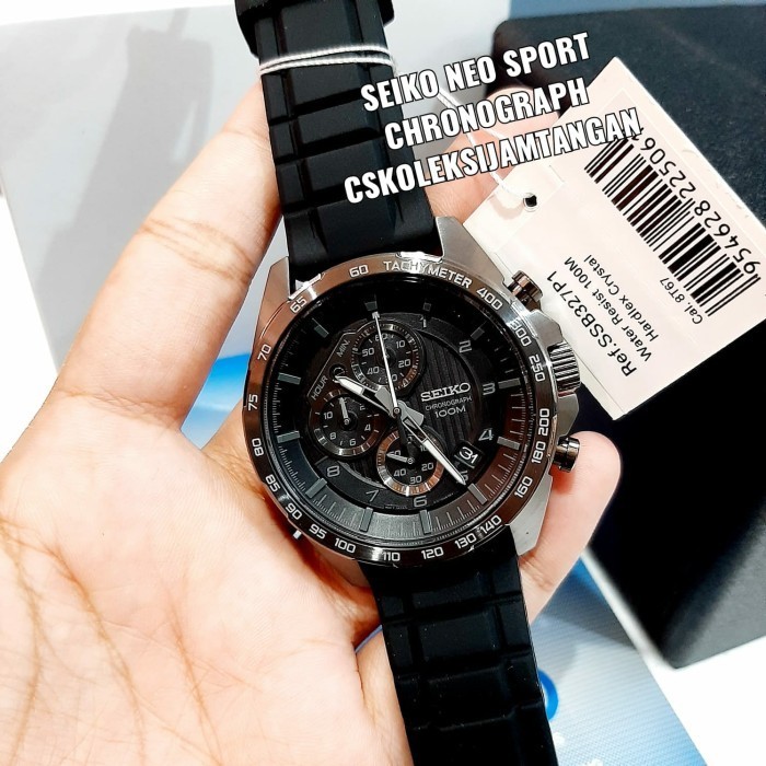 ✅Ori Jam Tangan Pria Seiko Chronograph Ssb327P1 Ssb327 Original Garansi Limited