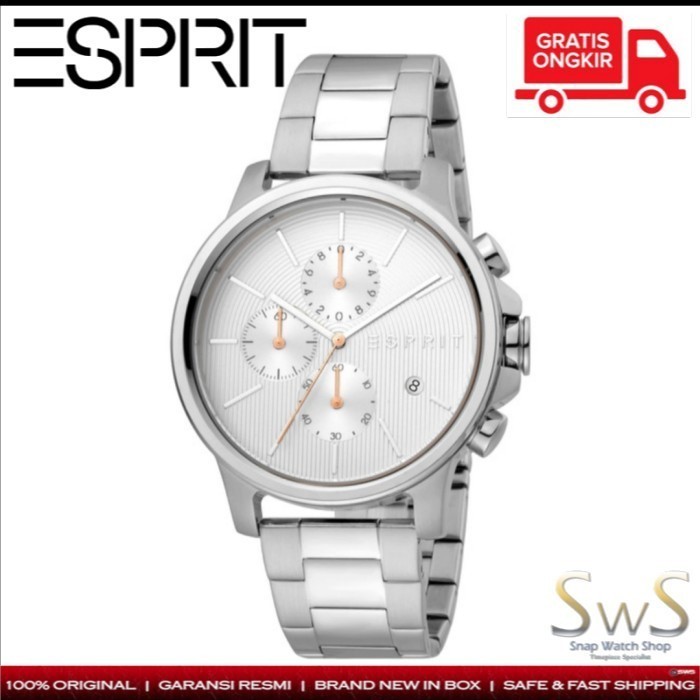 ✅Ori Jam Tangan Pria Esprit Es1G155M0055 Original Garansi Resmi Terbaru