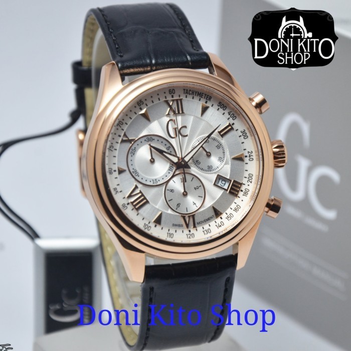 ✅New Jam Tangan Pria Original Gc Guess Collection Y04004G1 Swiss Movement Limited