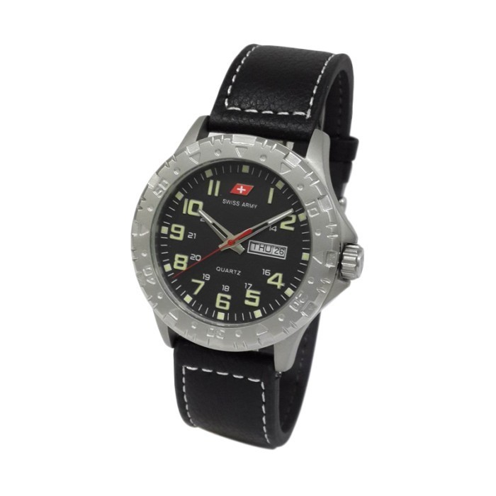 ✅New Ori Swiss Army Hc-72621Mdlssbaivba Silver Jam Tangan Pria Terbaru