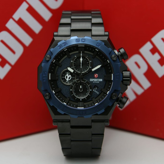 ✅Original Expedition Pria E6796 / E 6796 Black Blue Original Resmi Terbaru