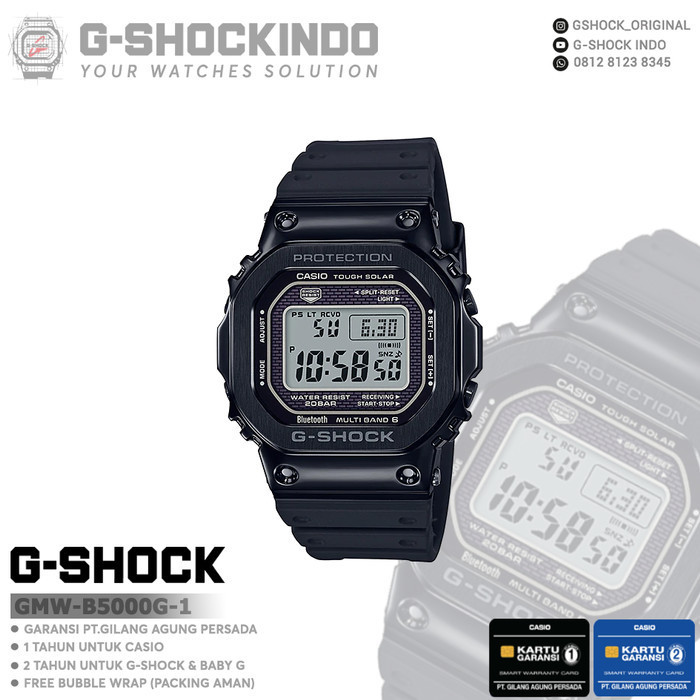 ✅Original Casio G-Shock Gmw-B5000G-1 / Gmw-B5000G-1Dr Original Diskon
