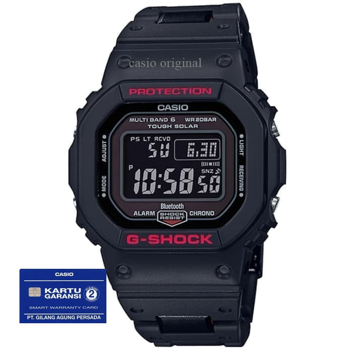 ✅Original Jam Tangan Pria Casio G-Shock Rantai Gw-B5600Hr-1 Gw B5600Hr Original Terbaru