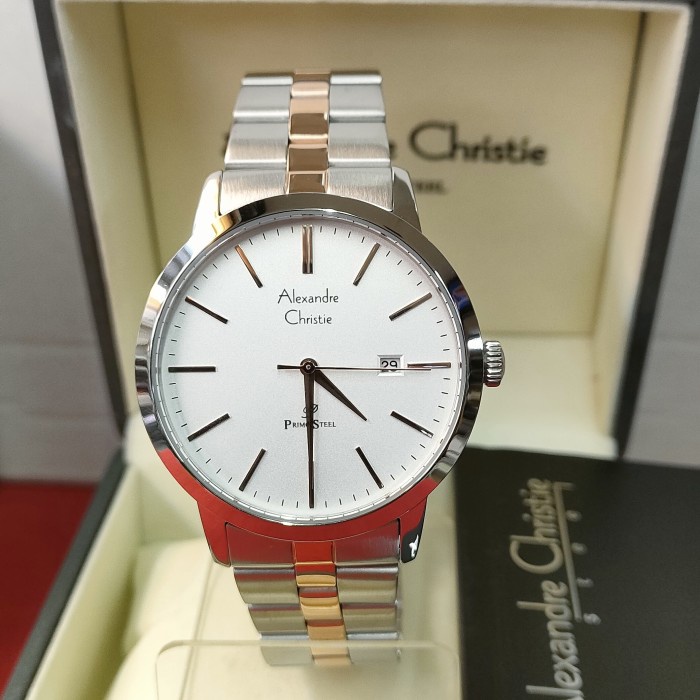 ✅Original Jam Pria Original Alexandre Christie Acf 1007 Md Steel Berkualitas
