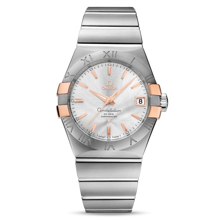 ✅Original Omega Constellation Co‑Axial Chronometer 38Mm 123.20.38.21.02.004 Berkualitas