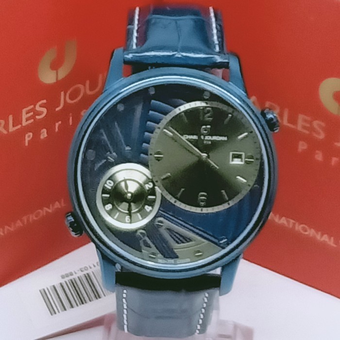 ✅Ready Jam Tangan Pria Original Merk Charles Jourdan Paris Cj 1103 Terbaru