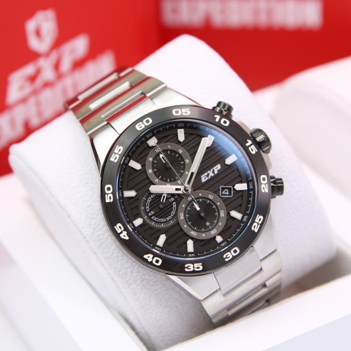 ✅Original Expedition E6848 Silver Black Pria. Garansi Resmi 1Tahun Berkualitas