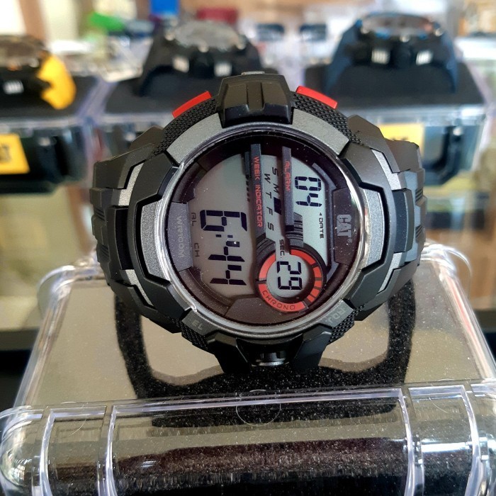 ✅Original Jam Tangan Pria Caterpillar Cat 1C.167.21.248 Black Rubber Original Berkualitas