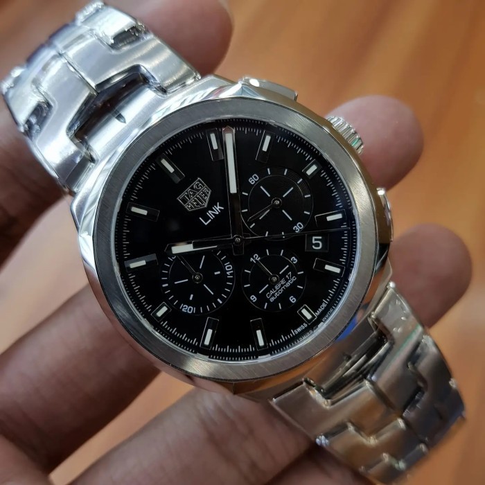✅Ready Tag Heuer Link Cal 17 Black Dial Automatic Berkualitas
