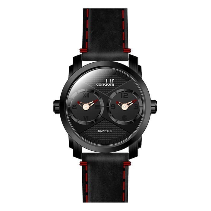 ✅Original Condotti Cn2099-B03-L03 Sguardo - Jam Tangan Pria - Kulit Hitam Terbatas