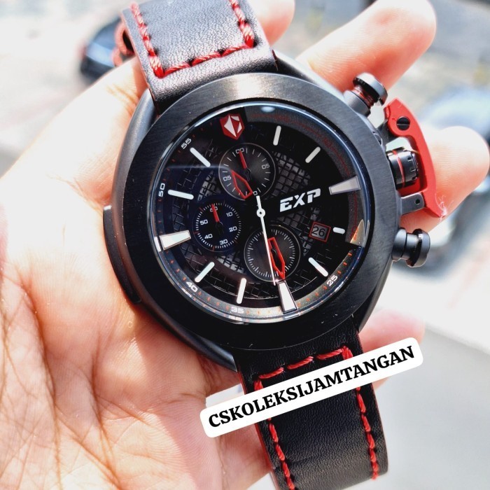 ✅Ready Jam Tangan Pria Expedition E 3001 E3001 Exp 3001 Black Red Original Berkualitas