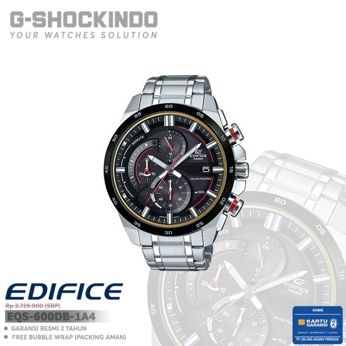 ✅Sale Casio Edifice Eqs-600Db-1A4 / Eqs-600Db-1A4Udf Original Berkualitas