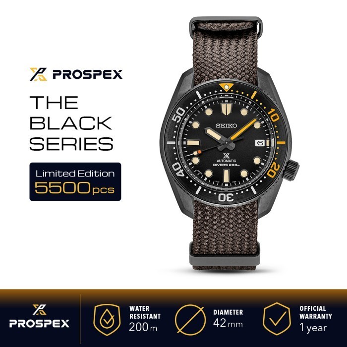 ✅Original Seiko Prospex Black Series Spb255J1 Automatic Diver Limited Edition Terbatas