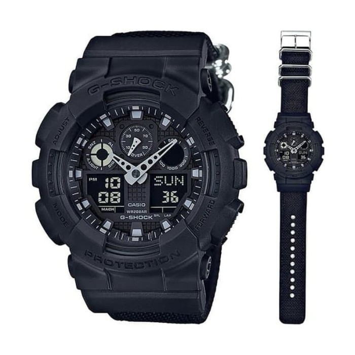 ✅Sale Jam Tangan Pria Casio G-Shock Ga 100Bbn 1Adr Protection Hitam Original Limited