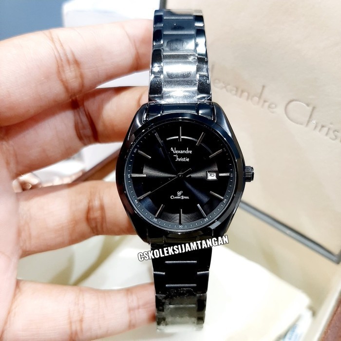 ✅Sale Jam Tangan Wanita Alexandre Christie Ac 8648 Ac8648 Black Original Diskon