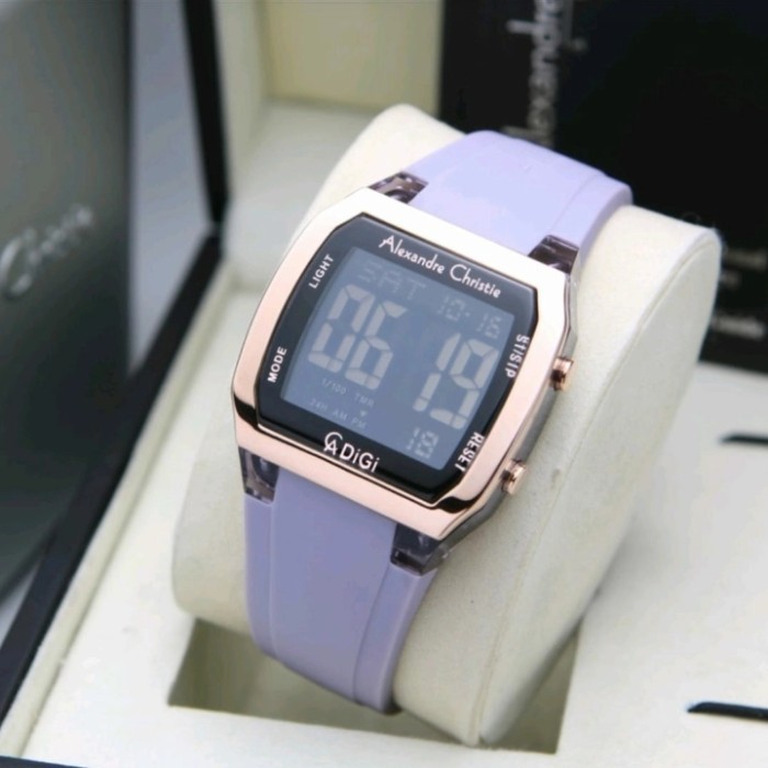 ✅Termurah Jam Tangan Digital Wanita Alexandre Christie Ac 9348 Mh All Stainless Terbaru