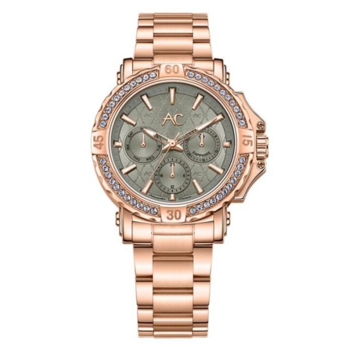 ✅Termurah Jam Tangan Wanita Alexandre Christie Ac 9205 Rose Gold Grey Ac9205 Limited