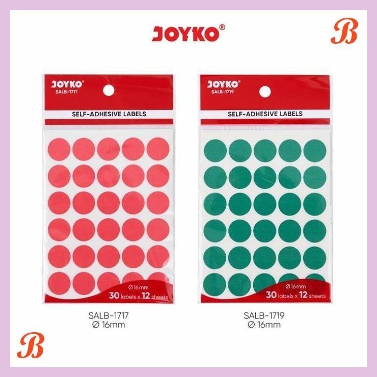 

| KG | JOYKO SELF ADHESIVE LABEL LABEL BULAT WARNA BUKAN TOM AND JERRY
