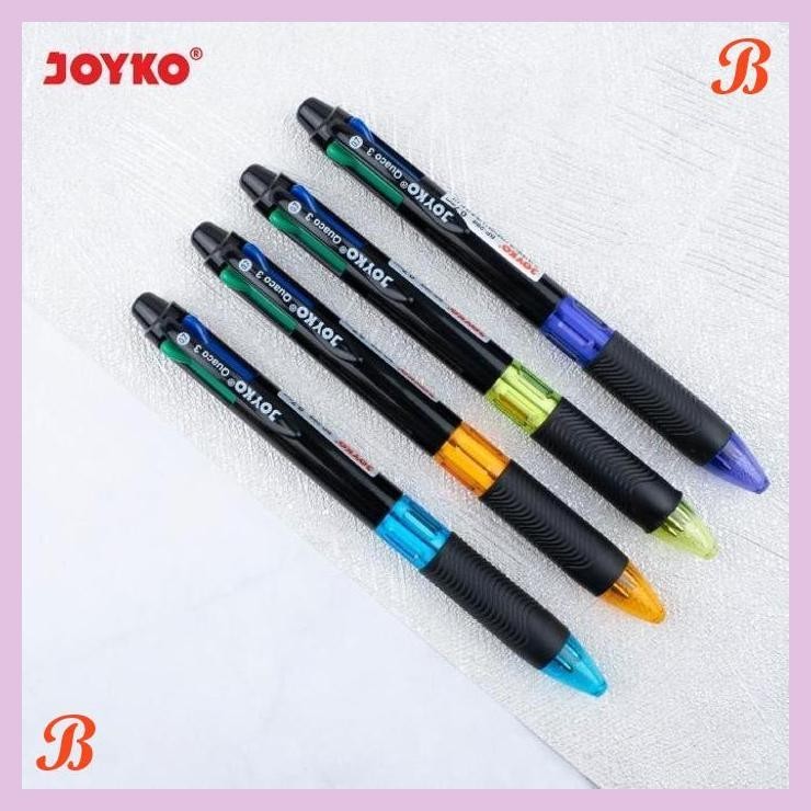 

| KG | JOYKO BALL PEN 4 COLOURS QUACO 3 BOLPEN 4 WARNA WARNI JOYKO BP-288