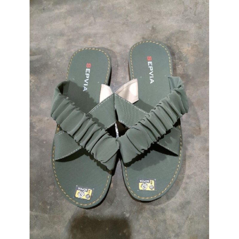 SANDAL WANITA - SANDAL  KOKOP SELOP RAJUT / CORLIS / SANDAL SLOP / CAHAYA / CORLIS / VINCENT / ROSTA