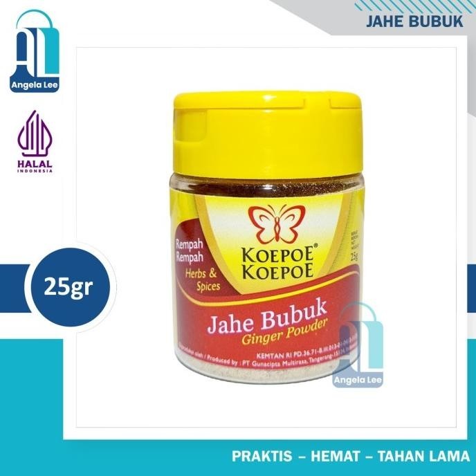 

Termurah Koepoe Koepoe Jahe Bubuk Ginger Powder 25gr Halal 100% Rempah Alami