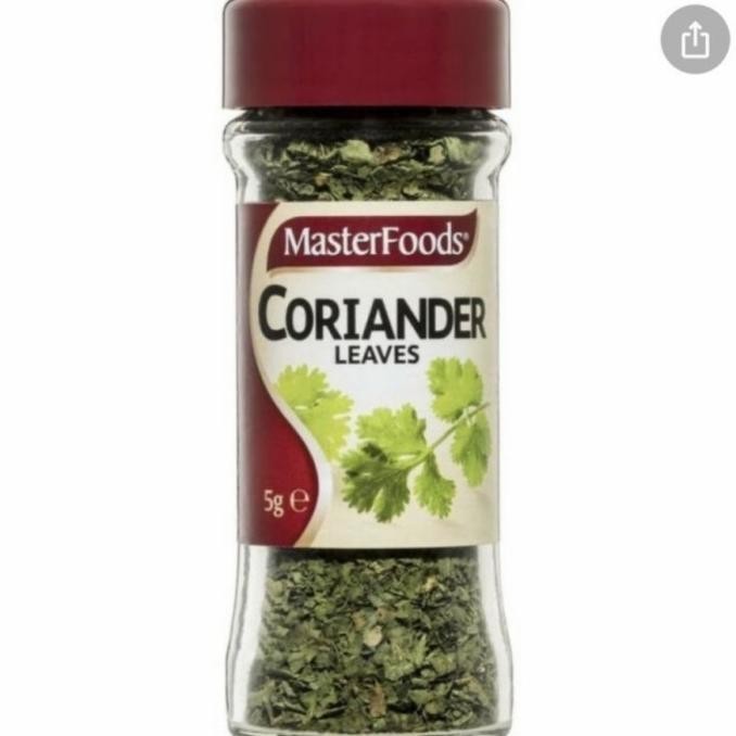 

Termurah MASTERFOODS CORIANDER LEAVES 5 GR - REMPAH - BUMBU MASAK - MURAH