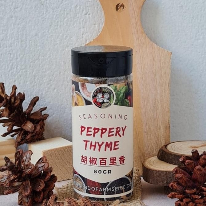 

Termurah [INDOFAS] Peppery Thyme/Mixture/Bumbu Rempah/Bumbu Organik 80gr