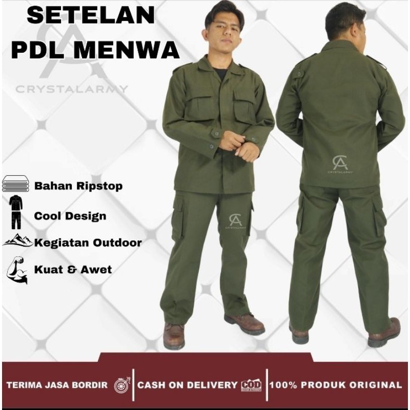 [OUR BEST] SPECIAL PRICE Setelan PDL Menwa / Setelan Pdl TNI / Baju Pdl / Pakaian Dinas Lapangan