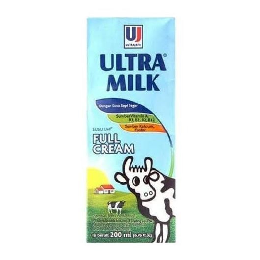 

Susu Ultra Rasa Full Cream 200 Ml (1 Karton Isi 24 Pcs) Pengiriman Cepat