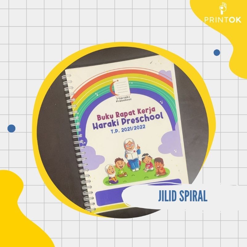 Jilid Spiral Buku A5/A4