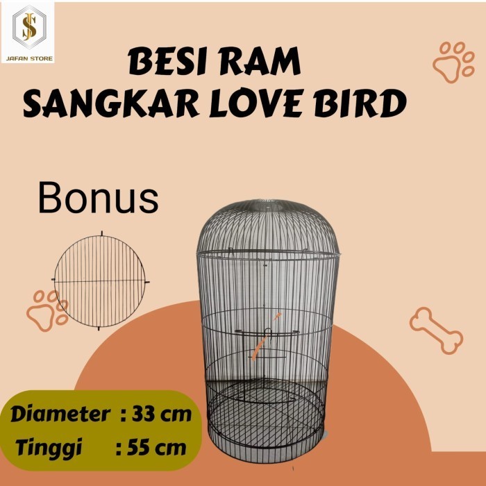 Promo Ram Besi Sangkar Burung Love Bird Kandang Lovebird