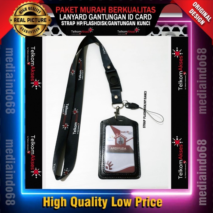 

Murah Telkom Akses -Lanyard Gantungan Id Card (Paket Murah) Trendi