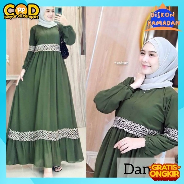 Bisa Cod Super Trend Gamis Wanita Terbaru 2024 Gsmis Muslim Buat Lebaran Ori Modern Gmis Dewasa Rema