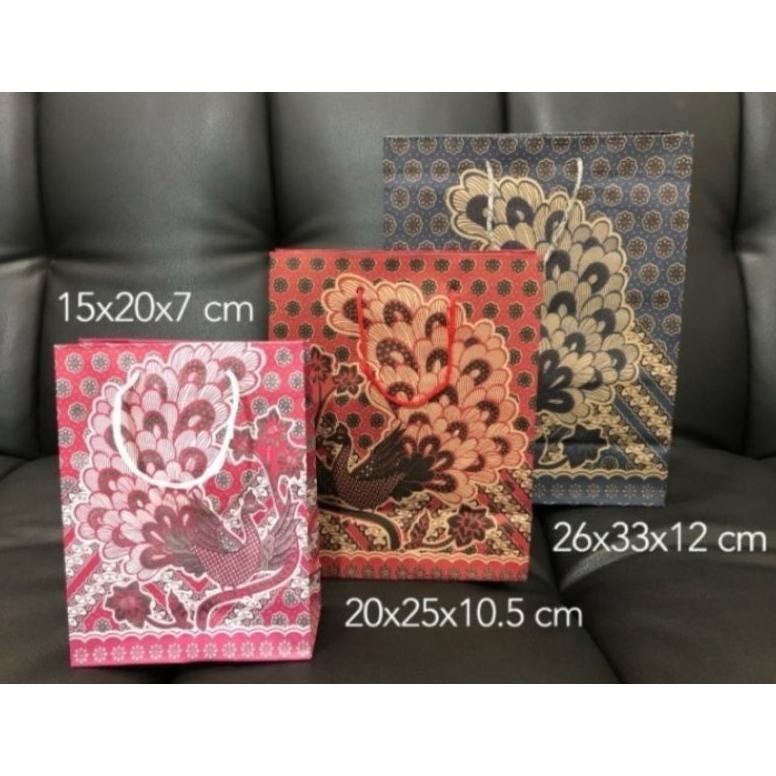 

12PCS Paper Bag Batik / Tas Batik / Paper Bag Hajatan / Tas Kertas / Harga Per Lusin