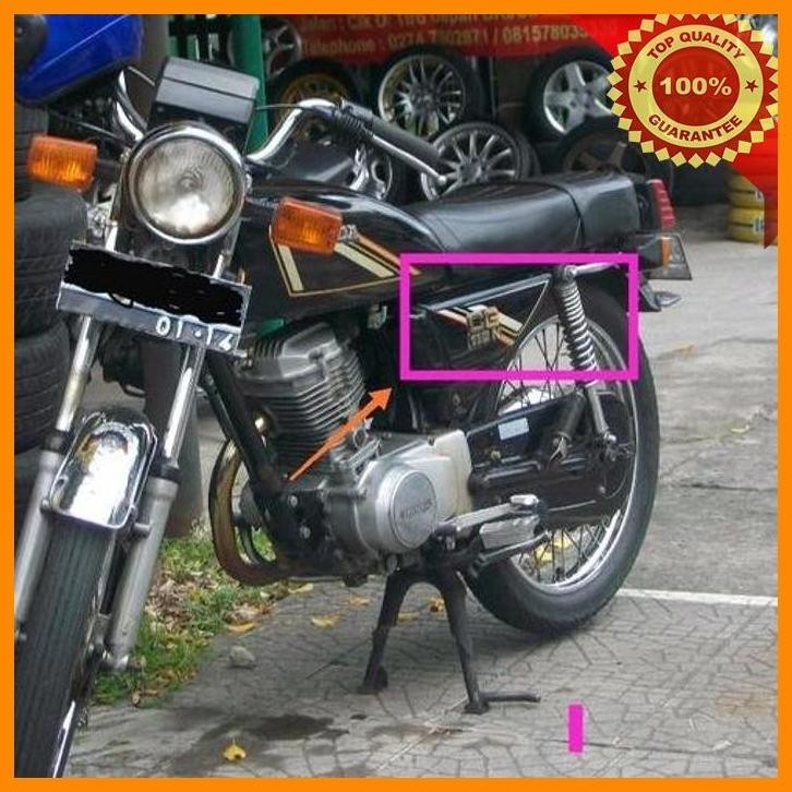 (BK CHIM) STIKER STRIPING  TUTUP COVER AKI HONDA CG 110N  ORIGINAL 3M  X. 1O