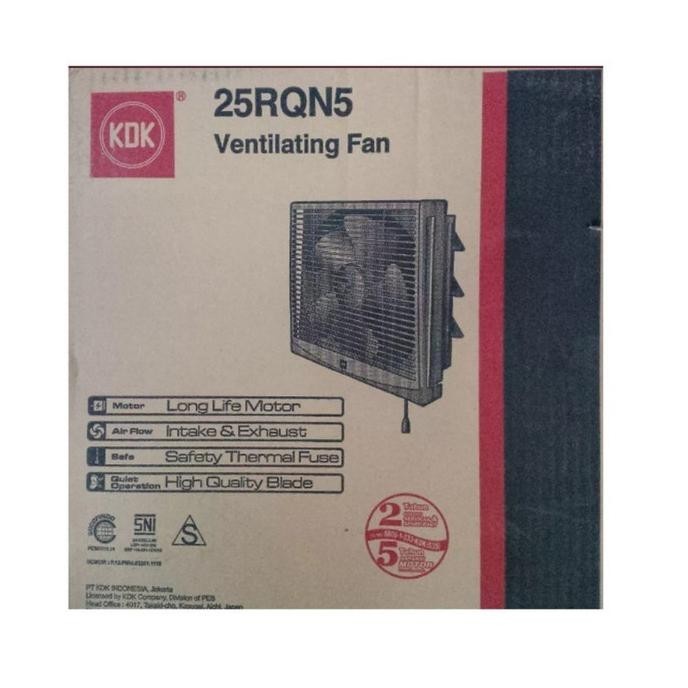 KDK EXHAUST FAN DINDING 10 INCH / KDK EXHAUST FAN TEMBOK 25 RQN
