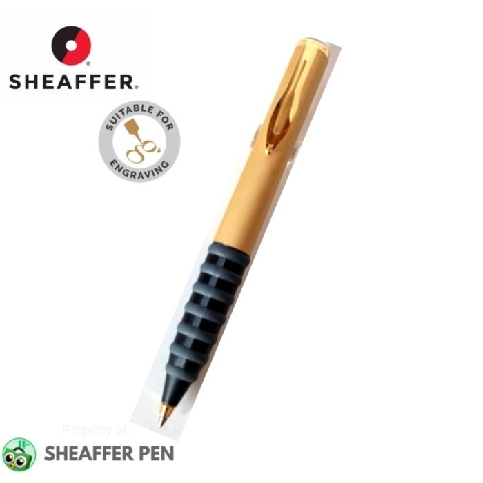 

[Baru] Sheaffer® Circle Grip Matte With Gold Trim Ballpoint Pen Limited