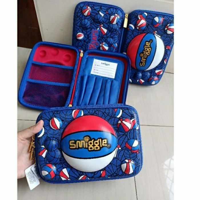 

[Baru] Pencil Case Smiggle / Tempat Pensil Smiggle / Case Organizer Bola Bask Berkualitas
