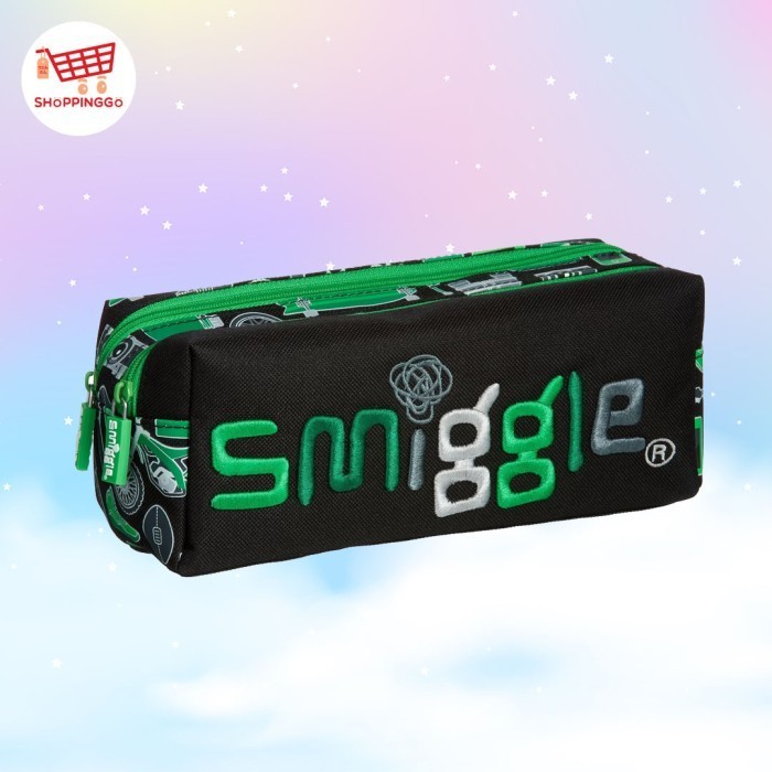

[Baru] Smiggle Pencil Case Twinzip Jump Green - Tempat Pensil Smiggle Terbaru