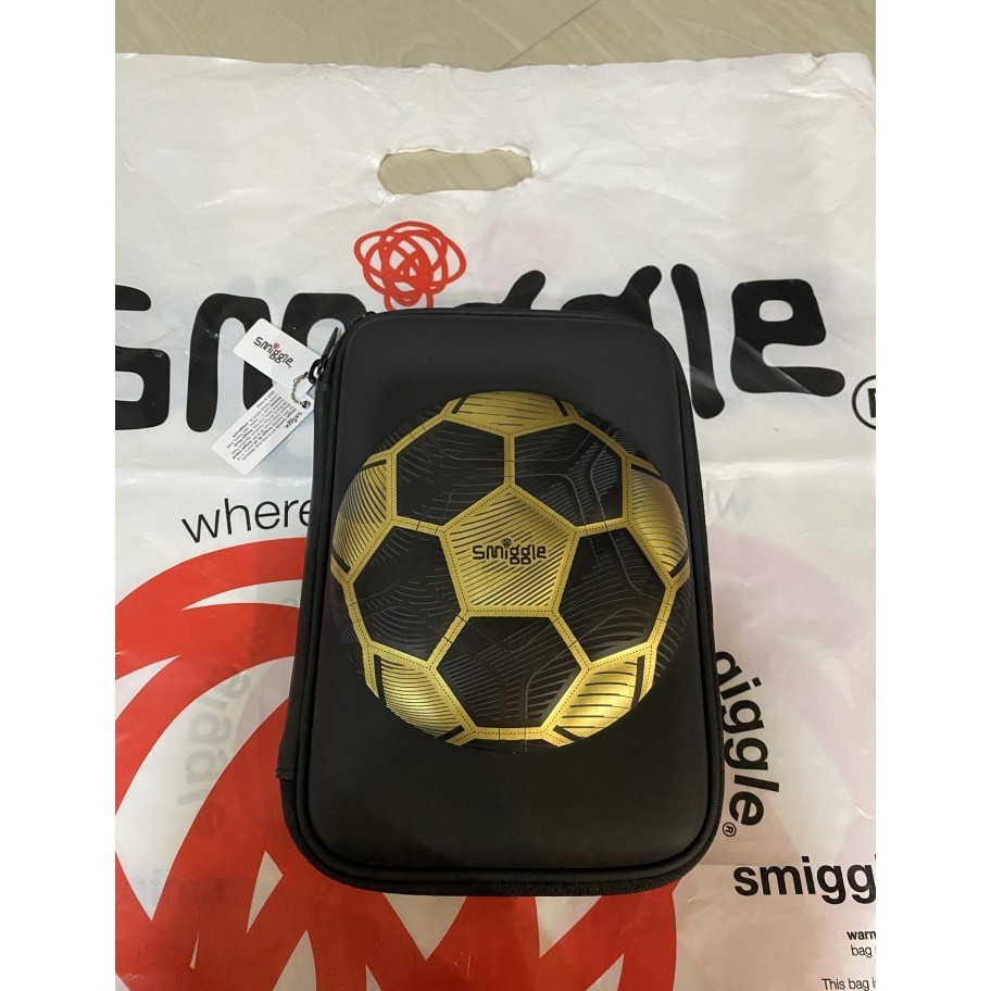 

[Baru] Smiggle Pencil Case Mesh Blue Navy Soccer Bola Original Tempat Pensil Terbaru